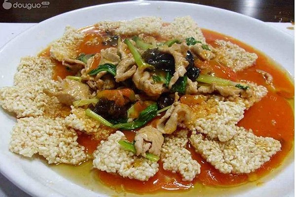 家常锅巴肉片
