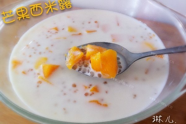自制芒果西米露