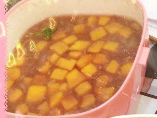 蓝莓红薯木瓜羹