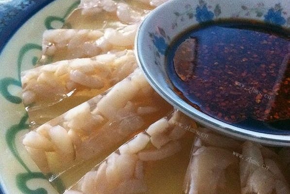 晶莹肉皮冻