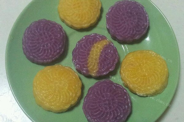 紫薯南瓜饼