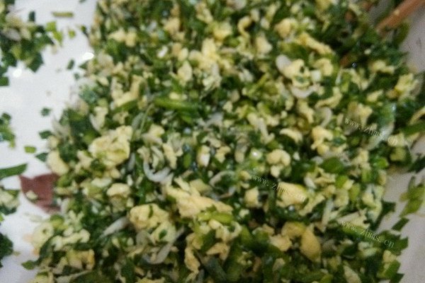 韭菜鸡蛋虾皮饺子