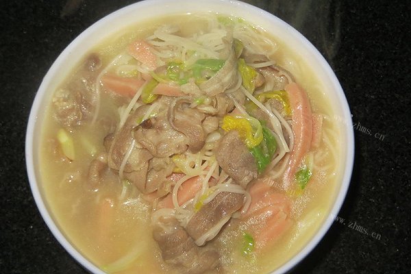 家常羊肉汤面 冬季暖胃 方便啊 快捷啊