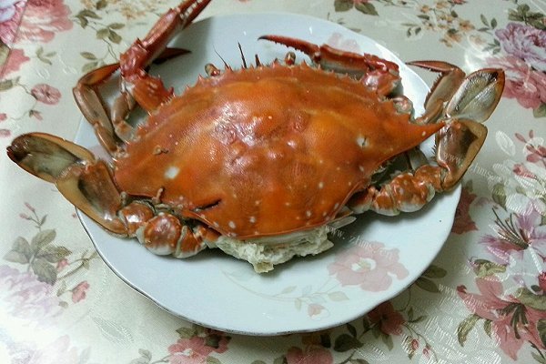 家常蒸海螃蟹