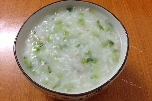 生滚芹菜瘦肉粥