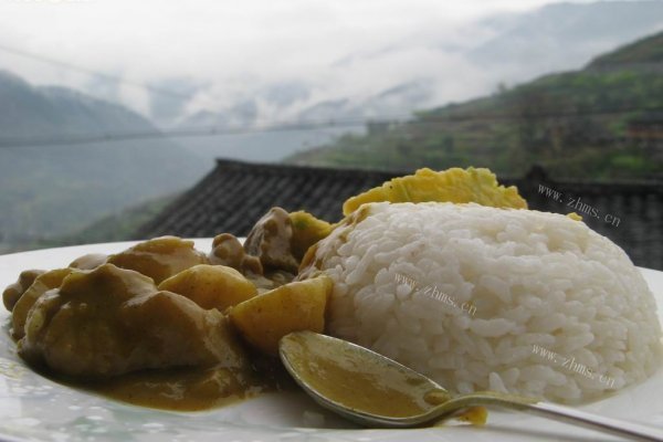 好吃的咖喱鸡饭
