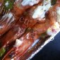 自制沙拉烤虾