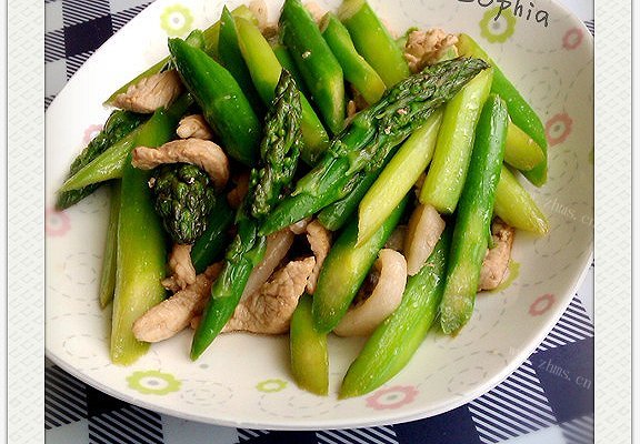 芦笋小炒肉