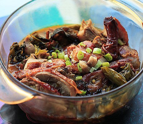 酸菜烤鸭