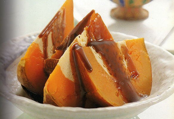 烤箱料理_奶黃南瓜糕