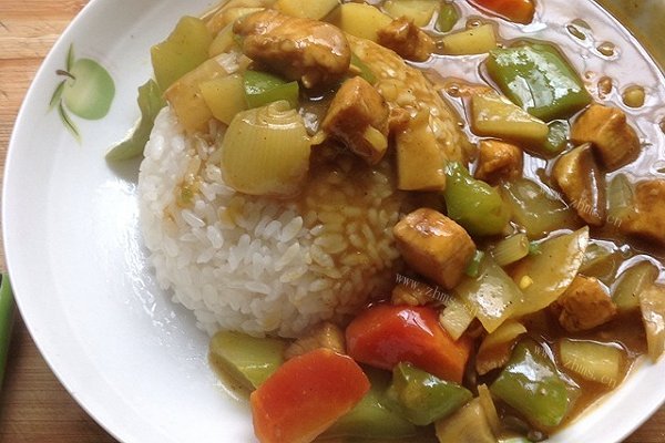 家常咖喱鸡饭
