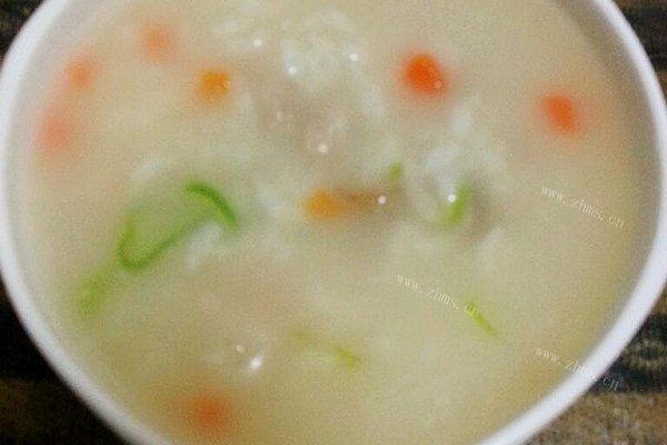 美味香菇瘦肉粥