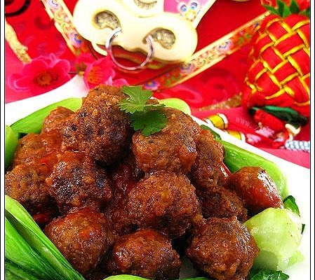 香菇牛肉丸子