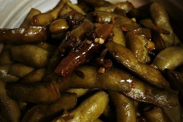 下酒菜-卤水毛豆	