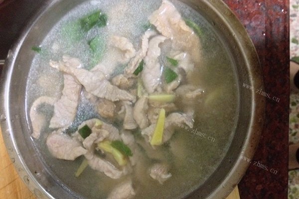 空心菜瘦肉汤～