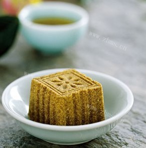 茶汤绿豆糕