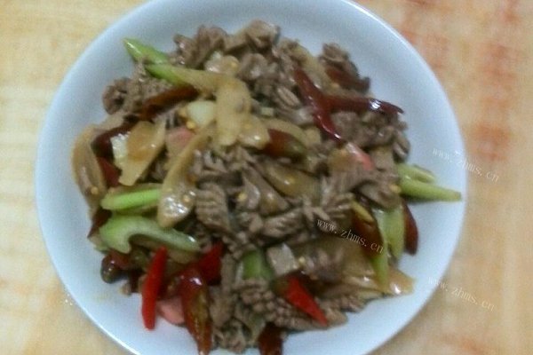 酸辣腰花