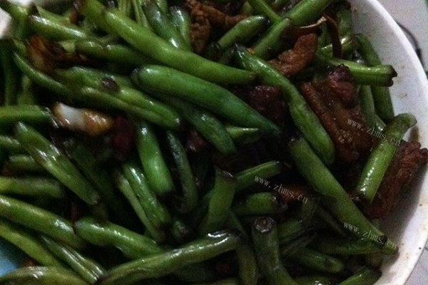 美味家常四季豆炒肉