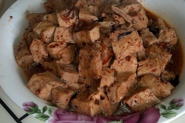 麻婆冻豆腐