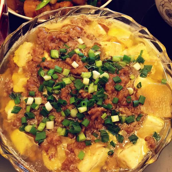 家常的肉末豆腐