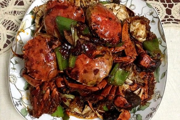 草鸡简单香辣蟹