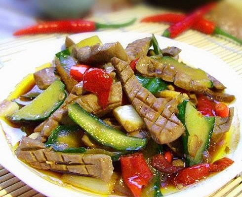 家常火爆腰花