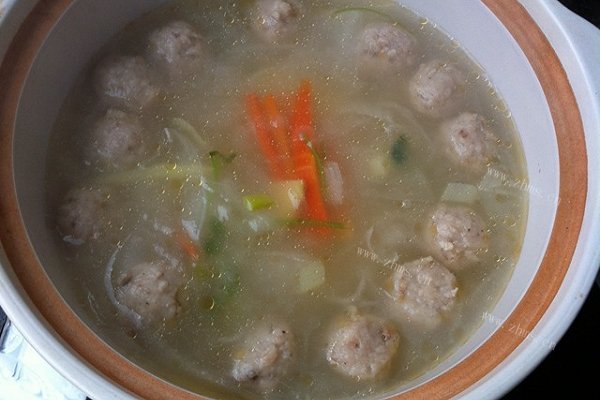 小鱼爱老爸之简易老黄瓜汤