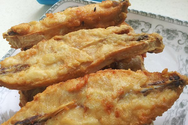 自制酥扒皮鱼块