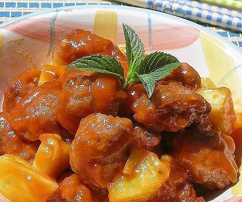 咕咾肉菠萝