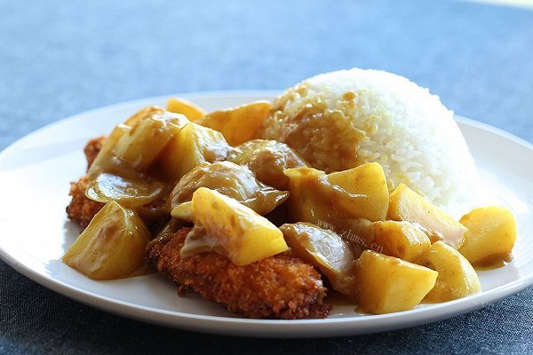 「简单易学」咖喱猪排饭