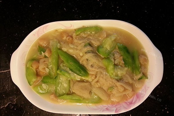 家常竹荪煮丝瓜