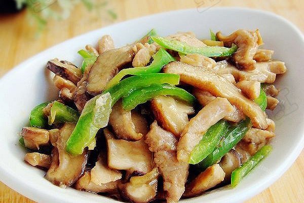 香菇炒瘦肉