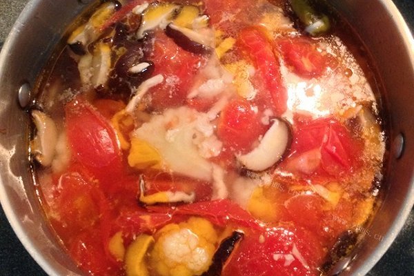 花菜番茄汤