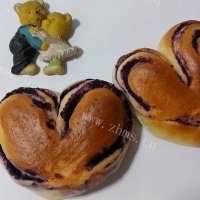 紫薯面包（情人节面包）-心紫薯于你
