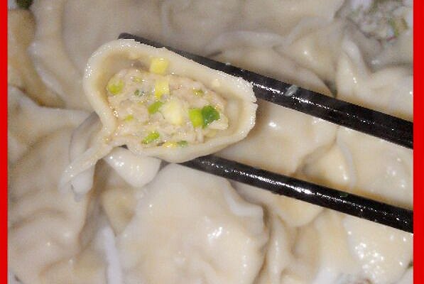 家常蒜苗馅饺子