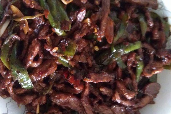简易青椒肉丝