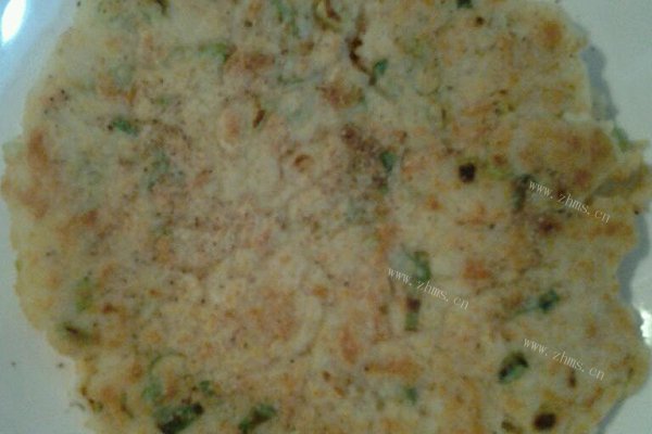 美味虾皮豆渣饼