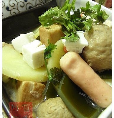 砂锅杂菜汤