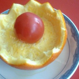 橙碗蒸蛋