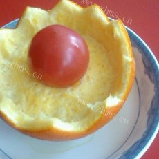橙碗蒸蛋