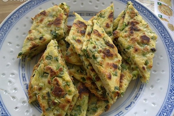 #DIY#韭菜薄饼