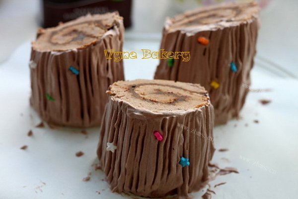 小孩子的最爱-圣诞树根蛋糕