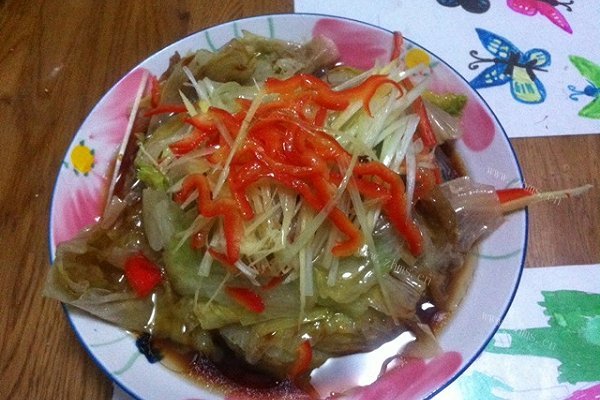 白灼生菜