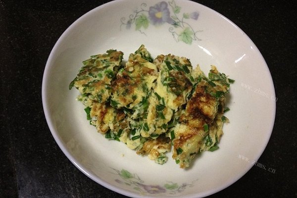 韭菜蛋饼