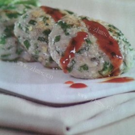 韭菜鱼茸饼