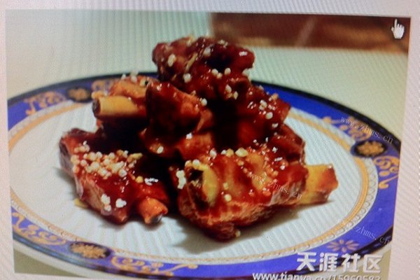 酸甜芝麻排骨