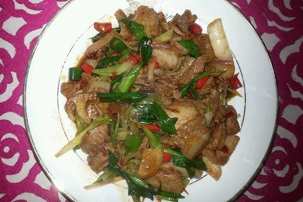 青蒜炒肉