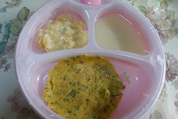 奶香菠菜全麦煎饼-宝宝食谱