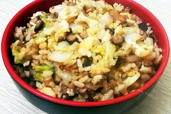 双菇蛋炒饭