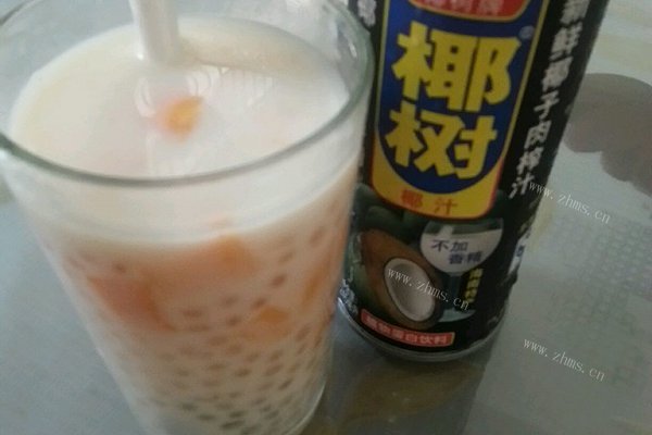 自制芒果西米露